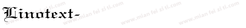 Linotext字体转换