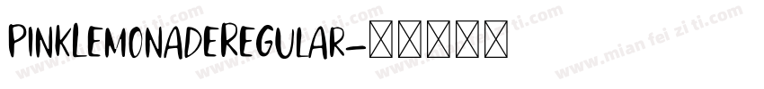 PinkLemonadeRegular字体转换