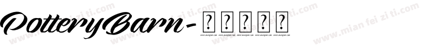 PotteryBarn字体转换