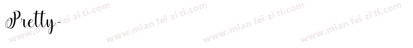 Pretty字体转换