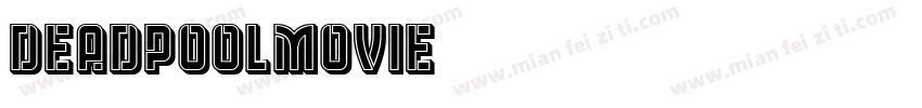 deadpoolmovie字体转换