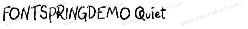FONTSPRINGDEMO-Quiet字体转换