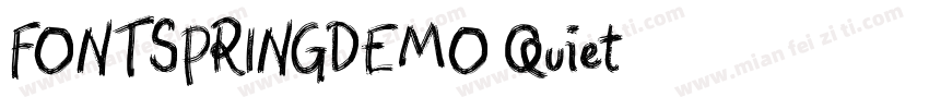 FONTSPRINGDEMO-Quiet字体转换