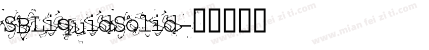 SBLiquidSolid字体转换