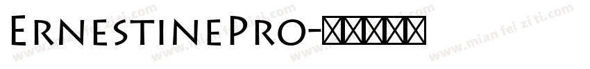 ErnestinePro字体转换