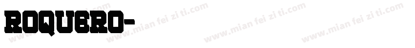 ROQUERO字体转换