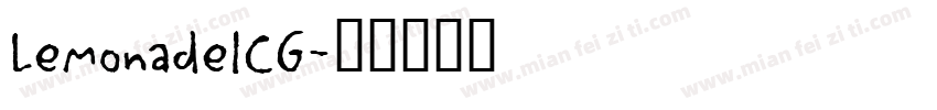 LemonadeICG字体转换