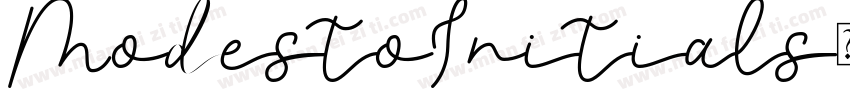 ModestoInitials-Inli字体转换