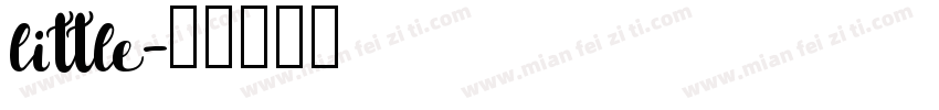 little字体转换