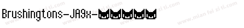 Brushingtons-JA9x字体转换