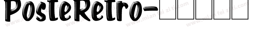 PosteRetro字体转换