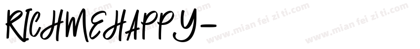 RICHMEHAPPY字体转换