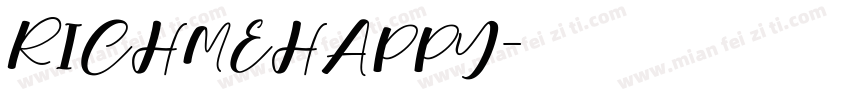RICHMEHAPPY字体转换