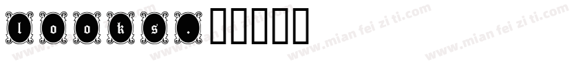 looks字体转换