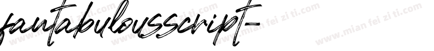 fantabulousscript字体转换