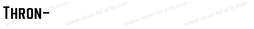Thron字体转换