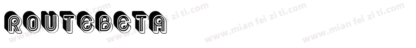 RouteBETA字体转换