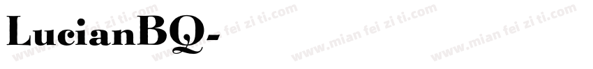 LucianBQ字体转换