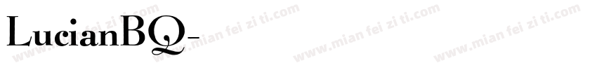 LucianBQ字体转换
