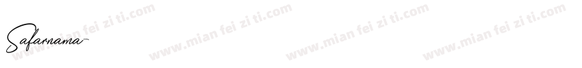 Safarnama字体转换