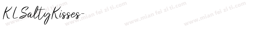 KLSaltyKisses字体转换