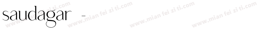 saudagar字体字体转换