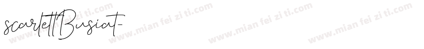 scarlettBusiat字体转换