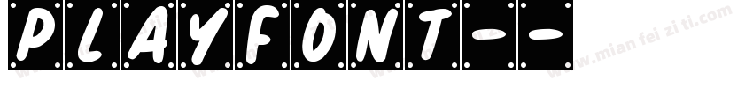 PlayFont-字体转换