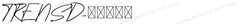 TRENSD字体转换