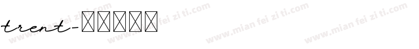 trent字体转换