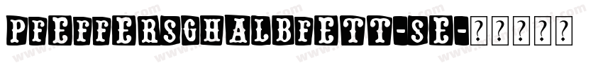 PfefferSGhalbfett-Se字体转换