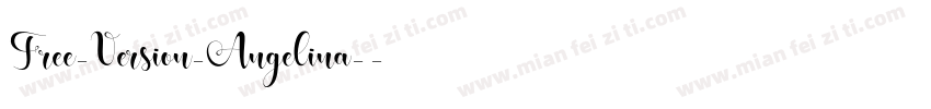 Free-Version-Angelina-2字体转换