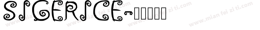 SIGERICE字体转换