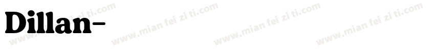 Dillan字体转换