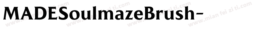 MADESoulmazeBrush字体转换