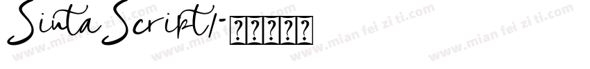 SintaScript1字体转换