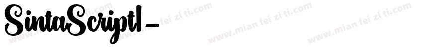 SintaScript1字体转换