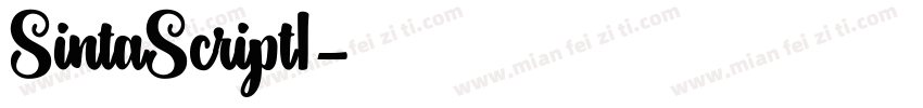 SintaScript1字体转换