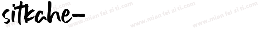 sitkahe字体转换