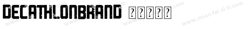 DecathlonBrand字体转换