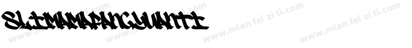 slimamafangyuanti字体转换
