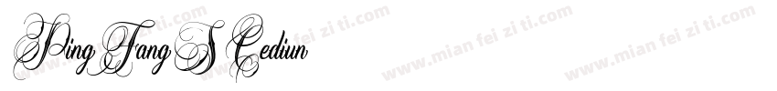 PingFangSCediun字体转换