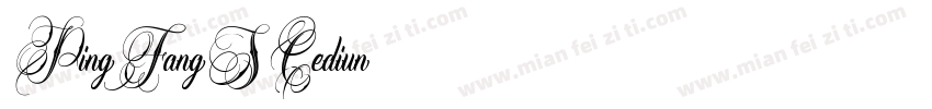 PingFangSCediun字体转换