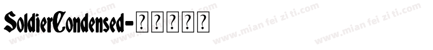 SoldierCondensed字体转换