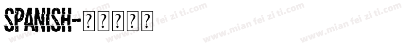 spanish字体转换