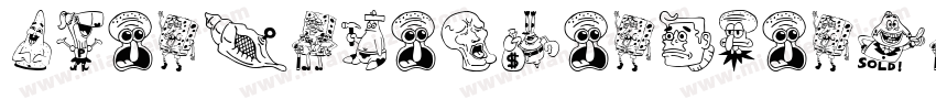 SpongeBobFontCondens字体转换