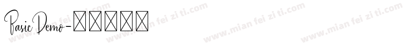 BasicDemo字体转换
