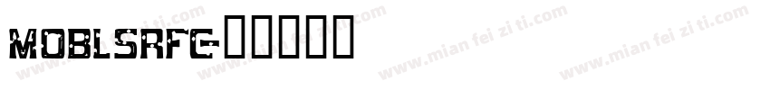 MOBLSRFC字体转换