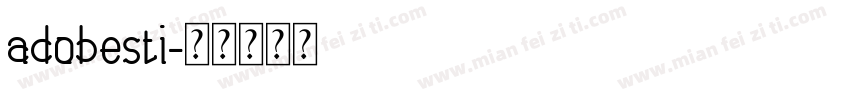 adobesti字体转换