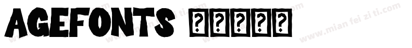 AgeFonts字体转换